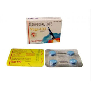 Vega 100mg sildenafil - 4 Tablet new